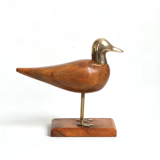 Brass and rosewood bird
