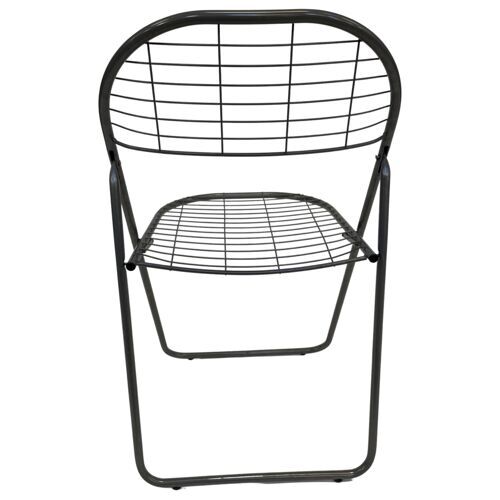 Vintage wire folding chair