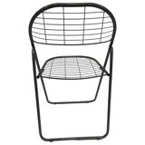 Vintage wire folding chair