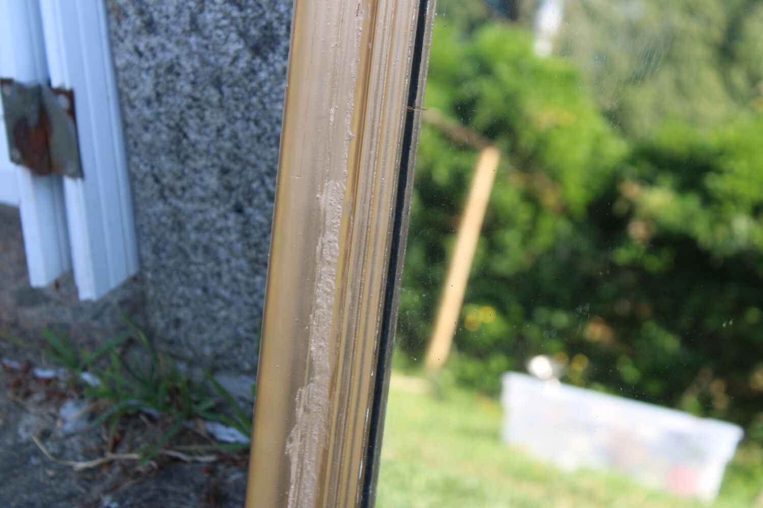 Louis Philippe gilded antique mirror