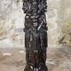 Adam and Eve wooden pedestal, religious art