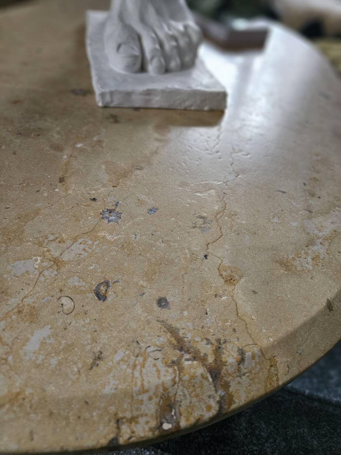Natural stone coffee table from the 20th century.