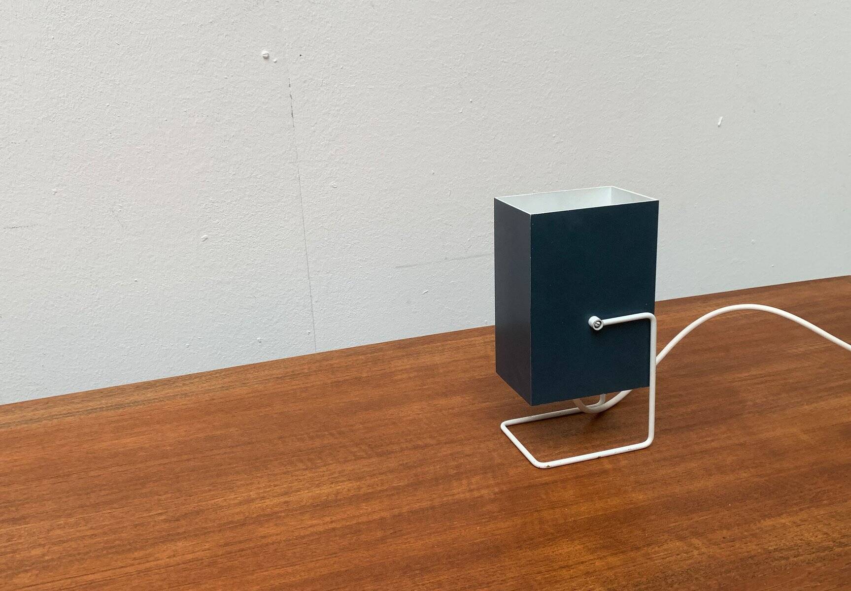 Mid-century minimalist table lamp by Wilhelm Braun Feldweg for Doria Leuchten, 1960s.