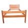 single bed in blond oak from the 50s and 60s
