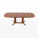 Extendable Solid Teak Dining Table from Glostrup Møbelfabrik, 1960s