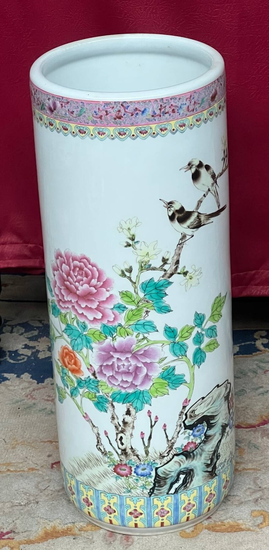 Hand-painted vase.