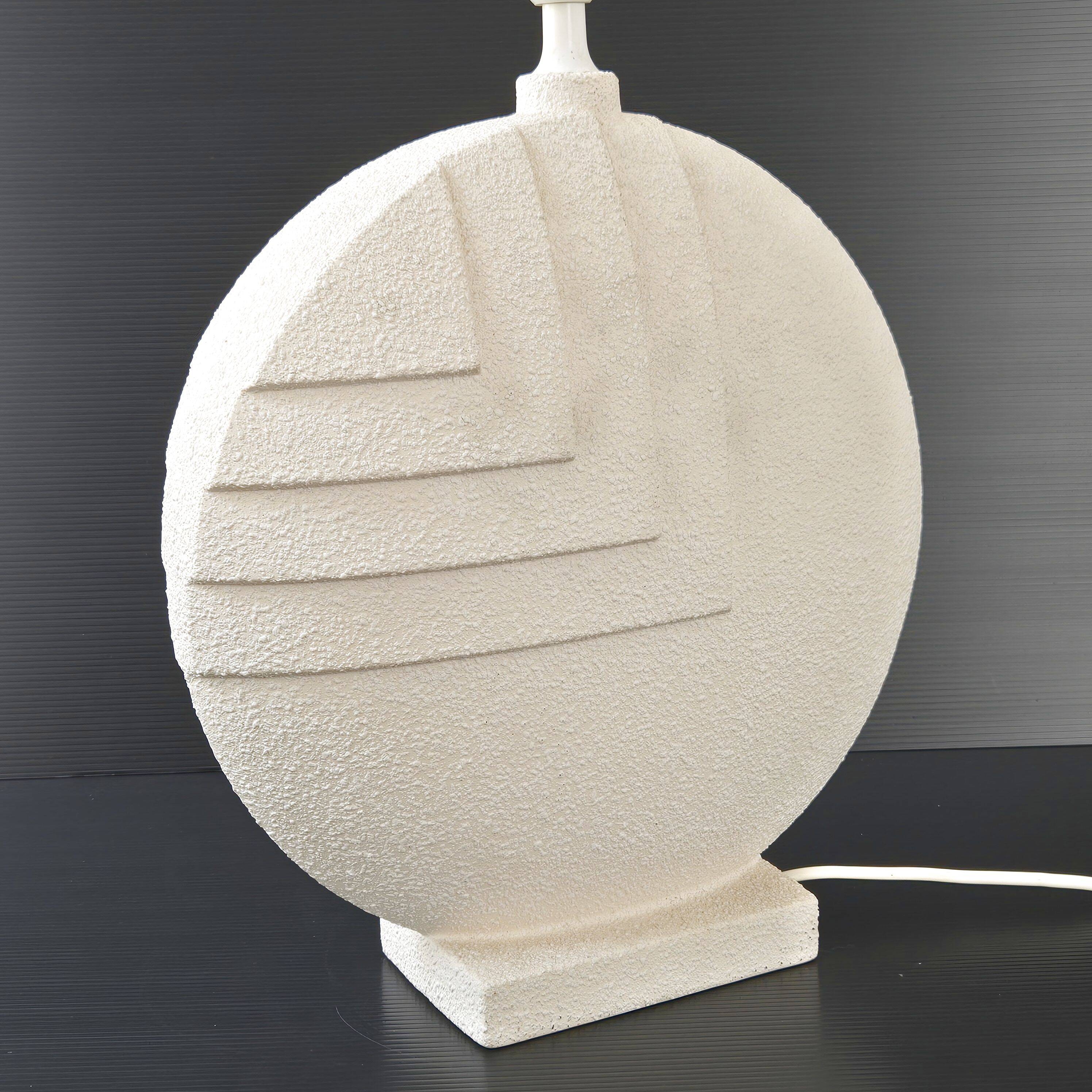 1970s art deco ceramic lamp