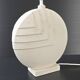 Lampe 1970 en céramique de style art déco