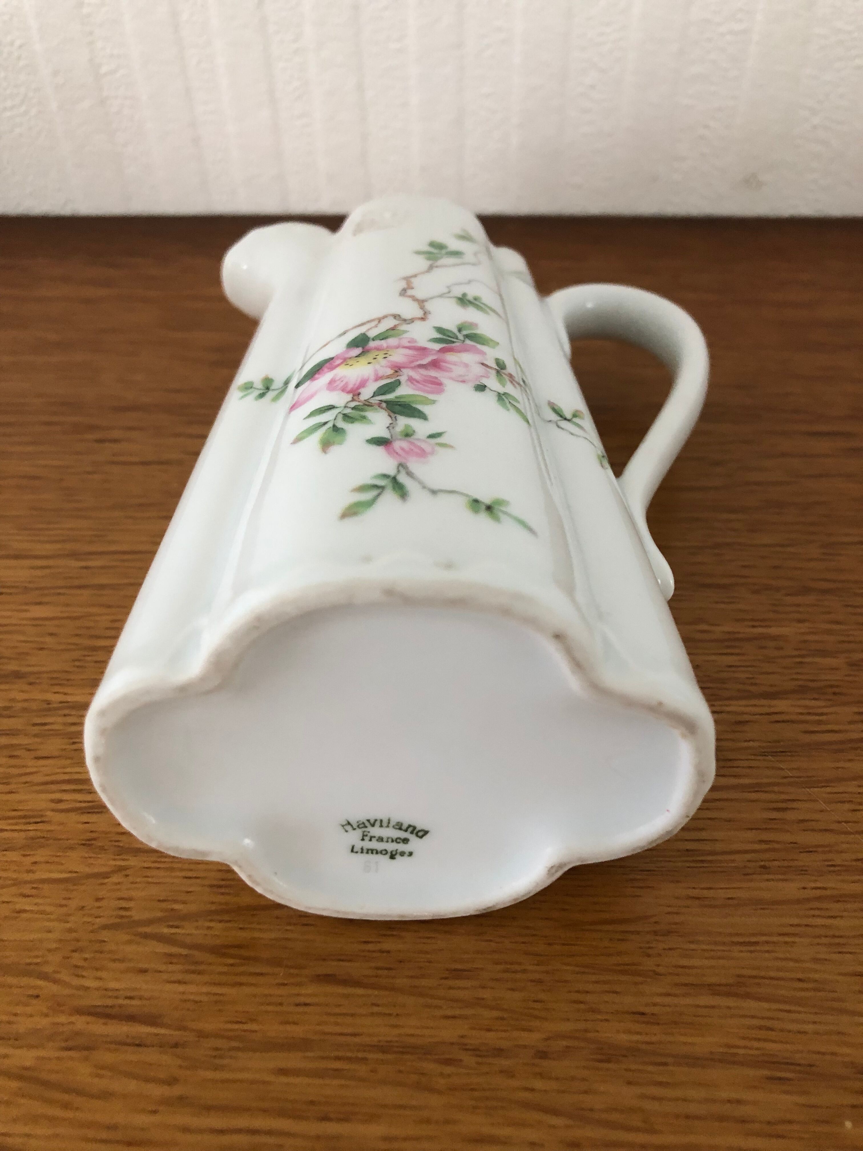 Limoges porcelain milk jug