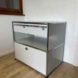 USM Haller chest of drawers in light grey