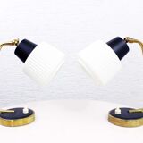 Pair of vintage table or bedside lamp