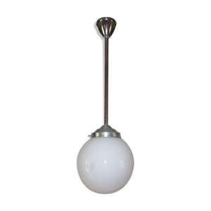 Suspension boule opaline art déco