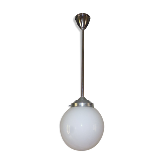 Art deco opaline ball hanging height 65 cm