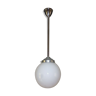 Art deco opaline ball hanging height 65 cm