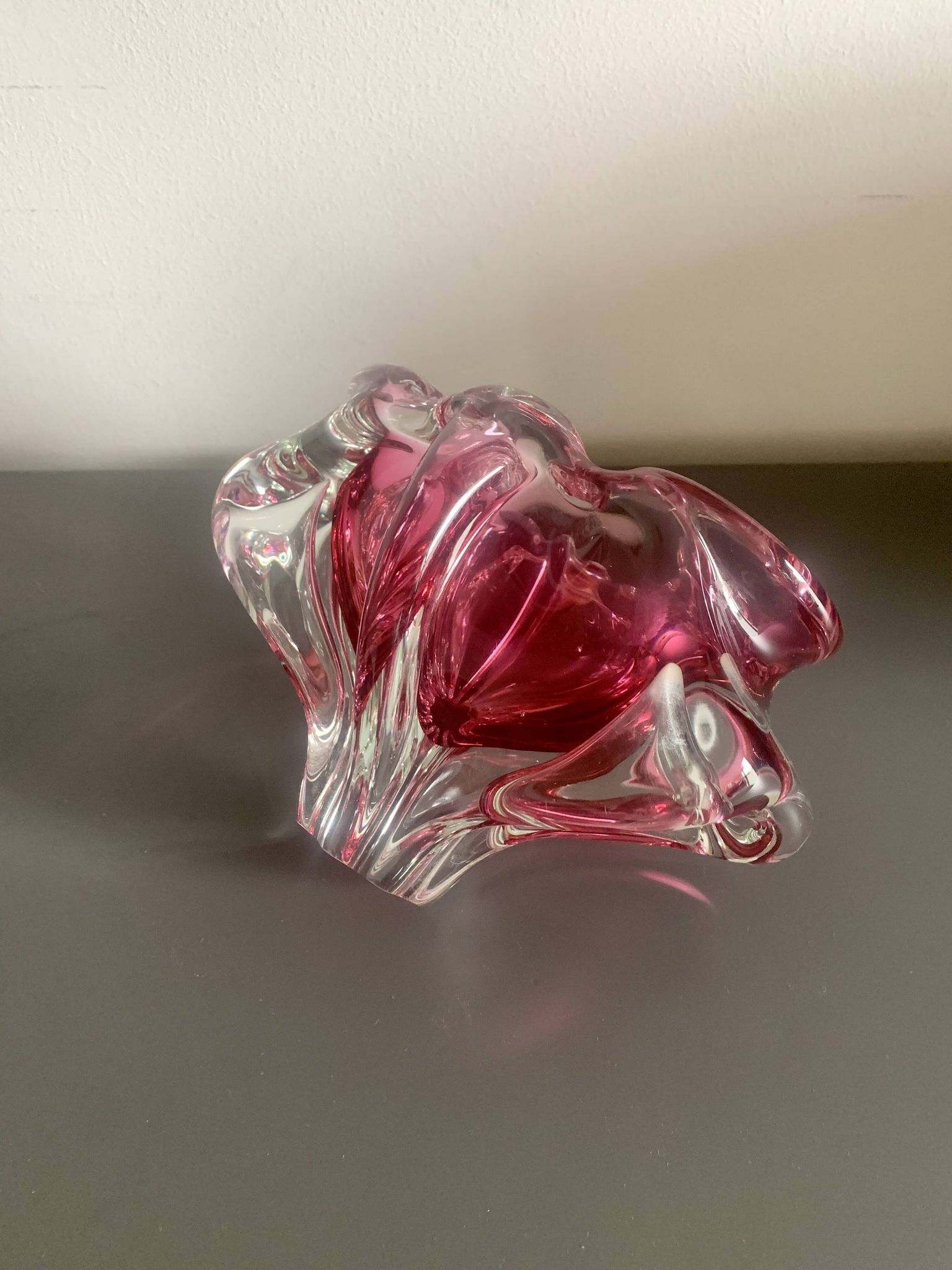 Bowl  by Jozef Hospodka for Chribska Sklarna, 1960s