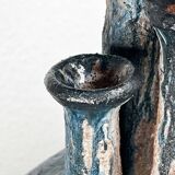 Large Fireplace Vase Studio in Brutalist Mid-Century Ceramic by Gerhard Liebenthron, 1974