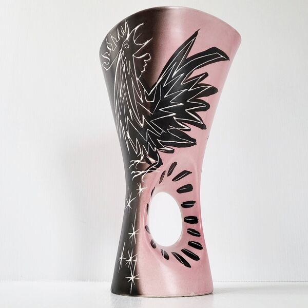 Vase vintage Vallauris de François Ré 1950