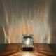 Cubical glass table lamp from Murano by Limburg, Germany, 1970s.