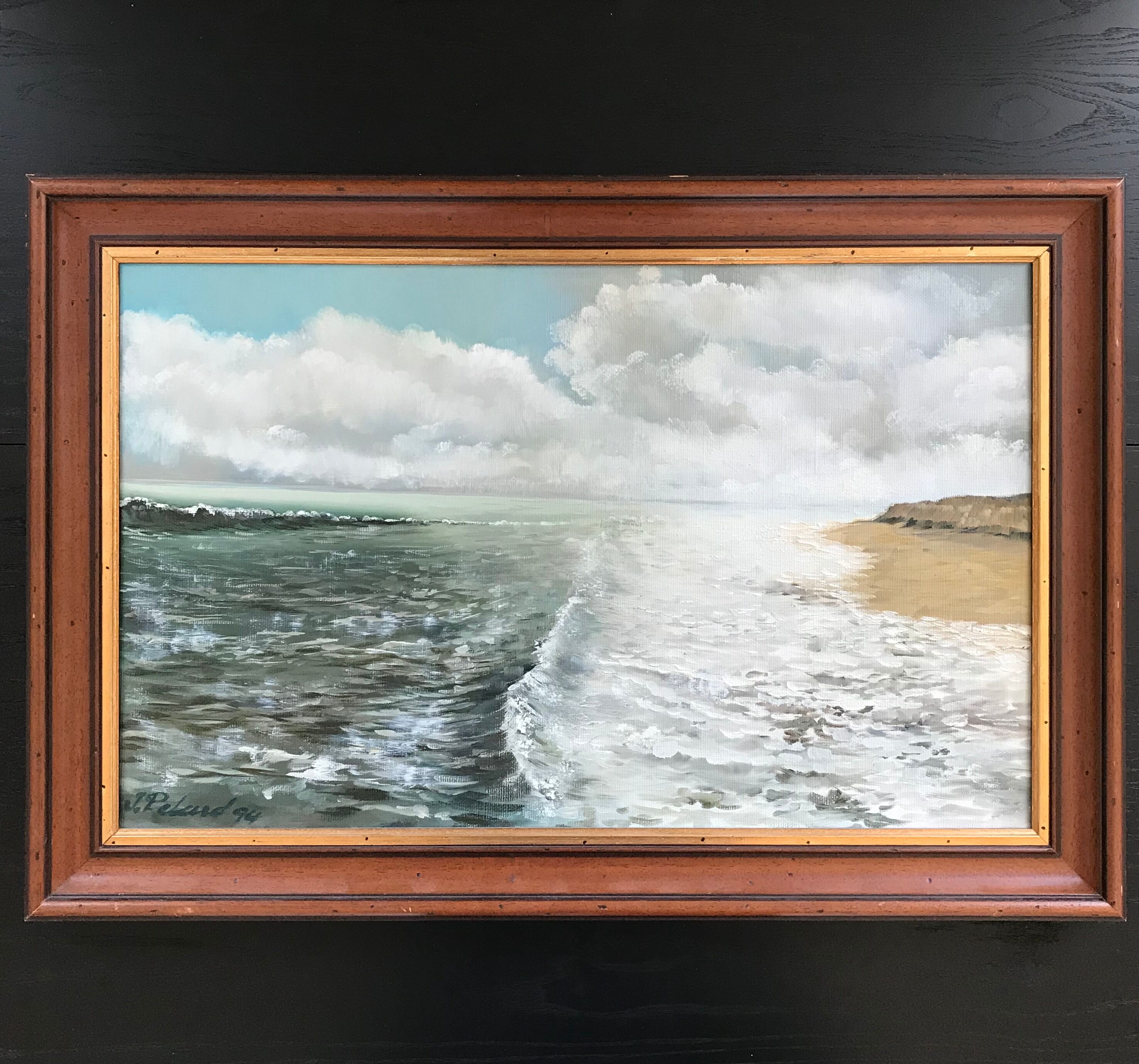 Painting sea and beach