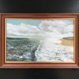 Painting sea and beach