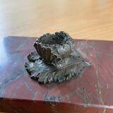 Marble and bronze paper press