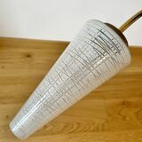1960s tulip and spike chandelier with 3 lights