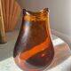 C. Morin, Dieulefit. Signed glass vase