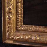 Peinture italienne antique d'une scène de chasse au cerf du XVIIIe siècle