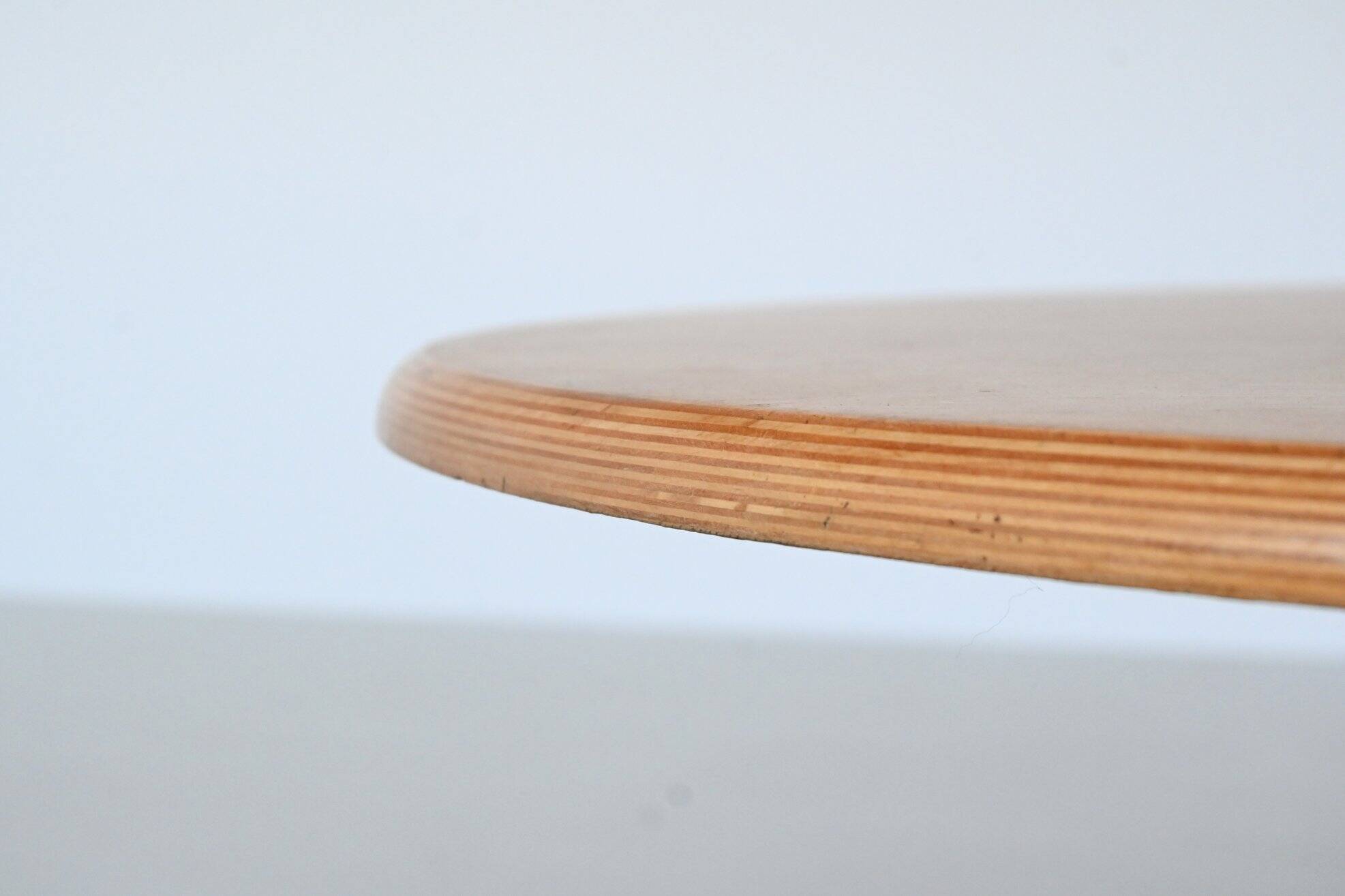 Sjoerd Soeters scuptural dining table in birch Lundia The Netherlands