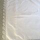 1900s lace square pillowcase