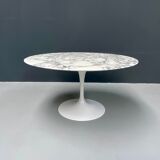Aresbescato marble dining table by Eero Saarinen for Knoll