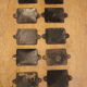 Enamelled rag plates