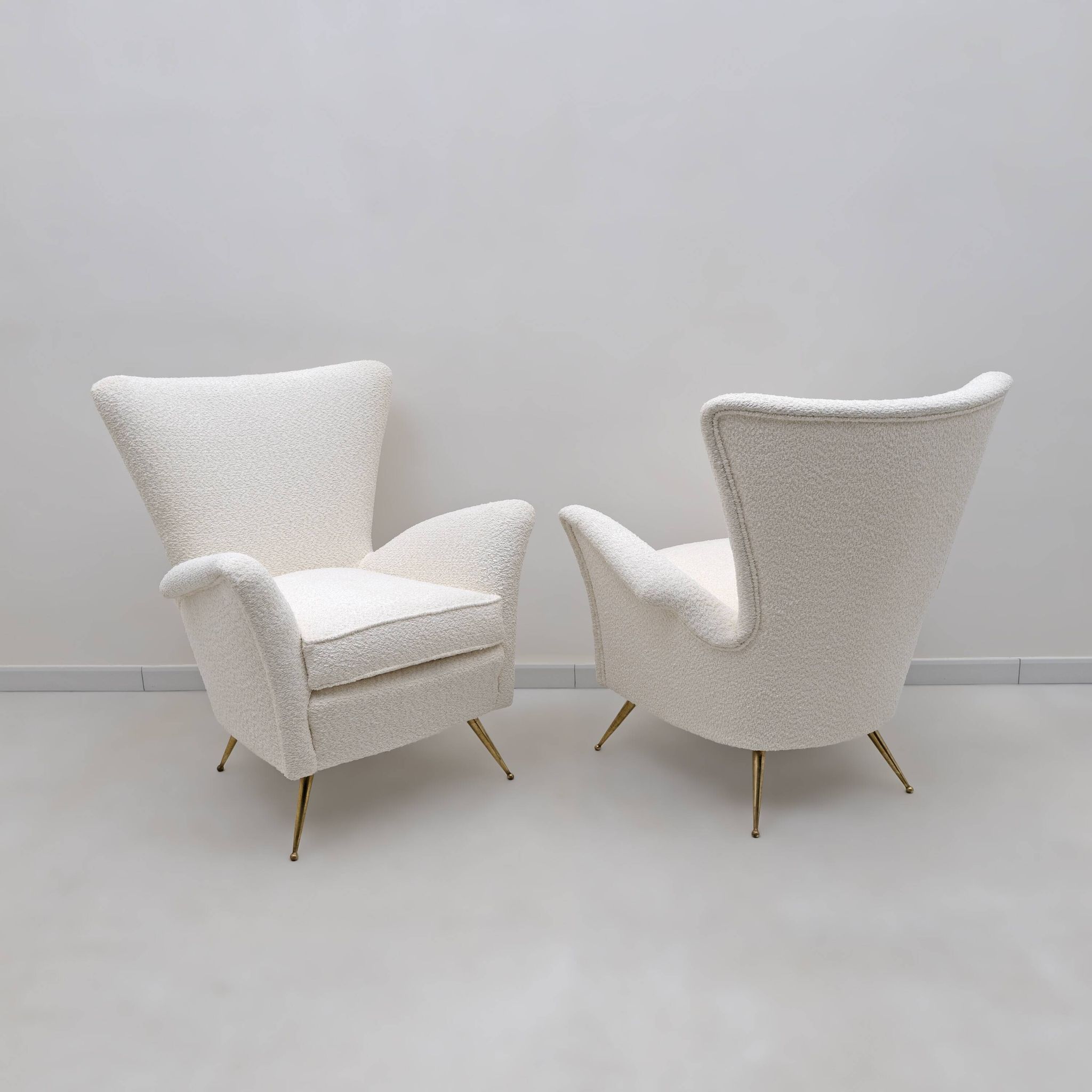 Art Dèco Italian Lounge Armchair from 50s,