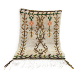 Moroccan Azilal handmade rug, handwoven wool Berber rug.