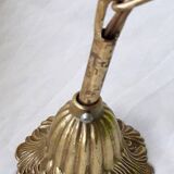 Green and bronze glass pendant light