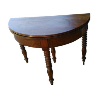 Table demi-lune