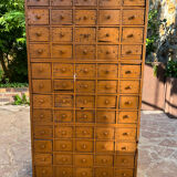 Industrial wooden drawer cabinet