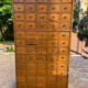 Industrial wooden drawer cabinet