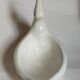 Empty pockets bird soap holder white ceramic Art-deco