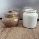 Lot de 2 pots en céramique