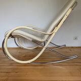 Vintage Swiss rocking chair by Paul Tuttle for Strässle, 1970s