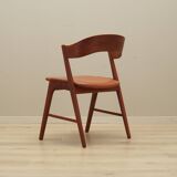 Set of four teak chairs, Danish design, 1970s, manufacture: Korup Stolefabrik