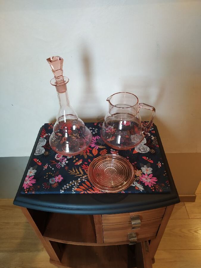 Art Deco wine and water decanters