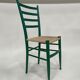 Lot de 4 chaises en bois dans le modèle italien de Chiavari
