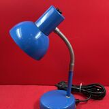 Vintage Klein Blue Desk Lamp by Veb Narva, 1950s/1960s