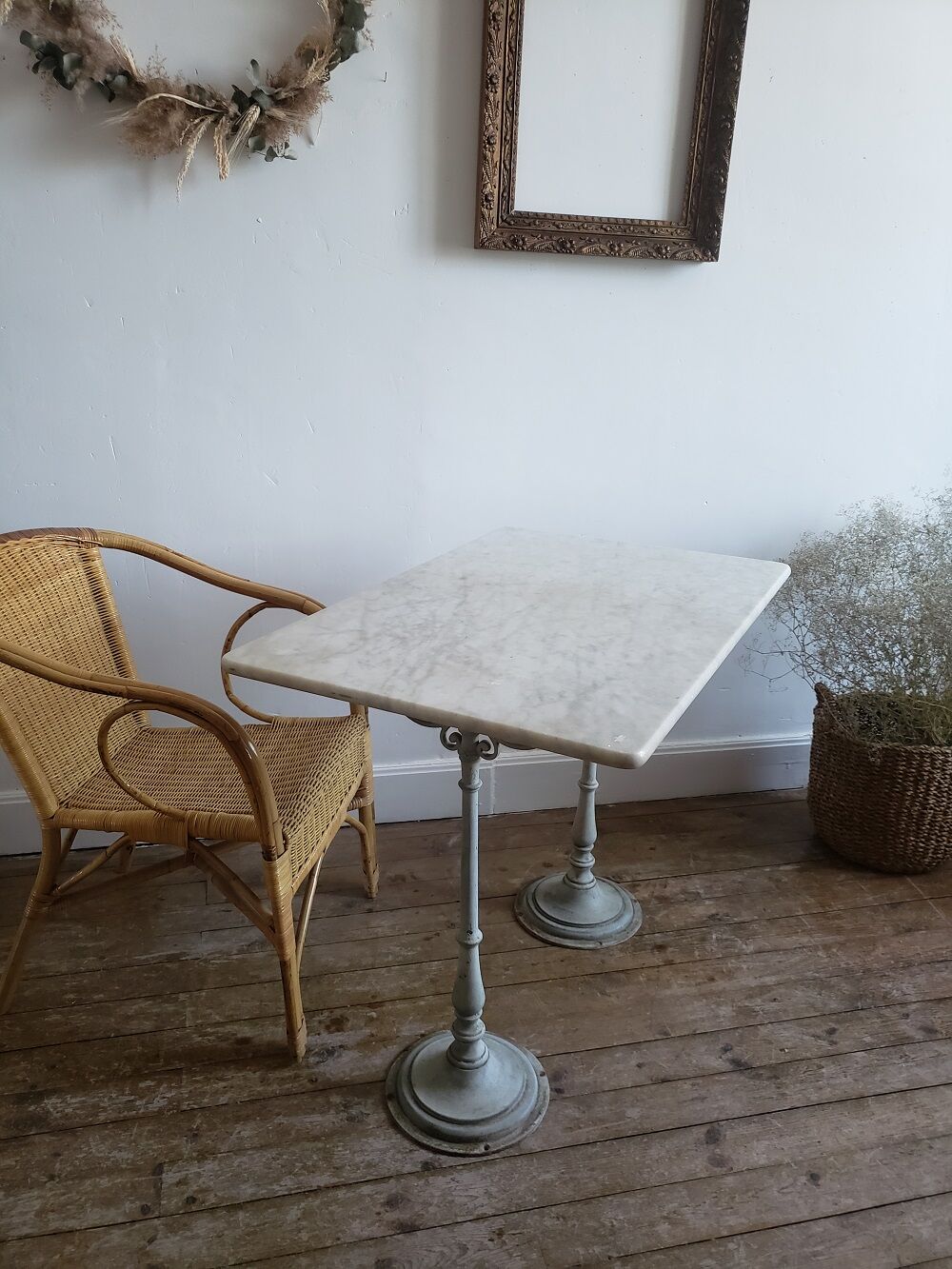 Marble bistro table