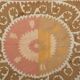 Hand knotted rug, vintage Turkish rug 145x160 cm