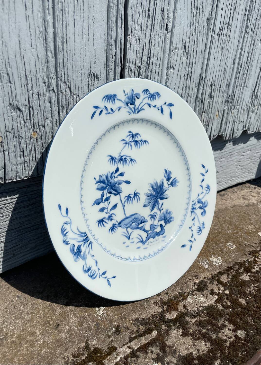 Two 18th century porcelain plates from the East India Company