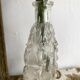 Antique molded glass carafe