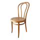 Chaise bistrot vintage assise en cannage